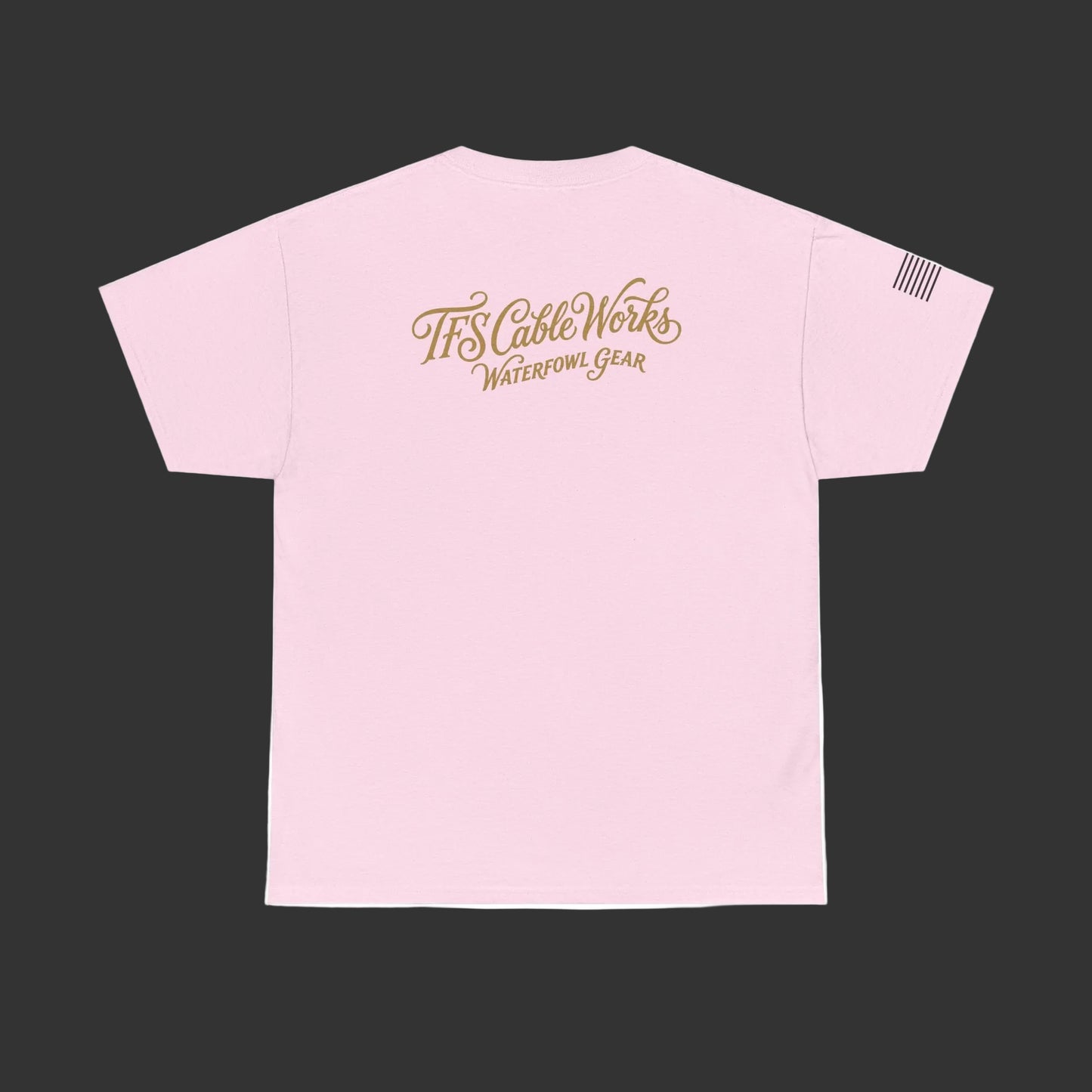Waterfowl Gear T‑Shirt — TFS Cable Works Logo Duck Tee