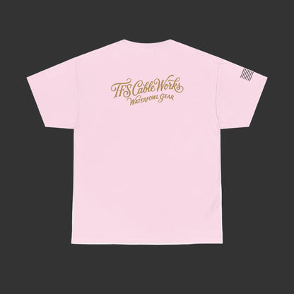 Waterfowl Gear T‑Shirt — TFS Cable Works Logo Duck Tee