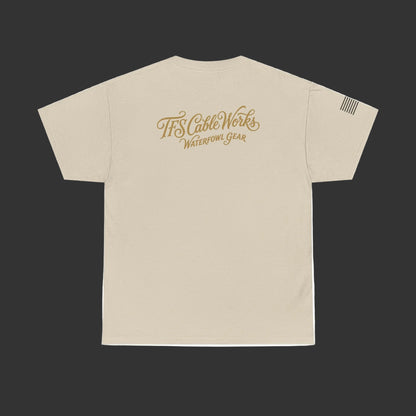 Waterfowl Gear T‑Shirt — TFS Cable Works Logo Duck Tee