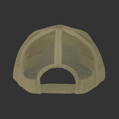 Embroidered Gold Celtic Bird Snapback Trucker Cap